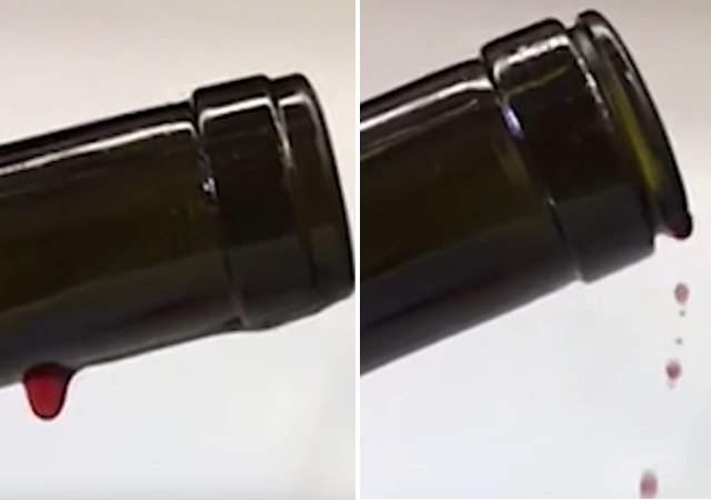 News image Un científico inventa la botella de vino que no gotea tras servir