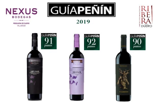 News image Guía Peñín 2019 califica "Vino Excelente" los tintos Nexus