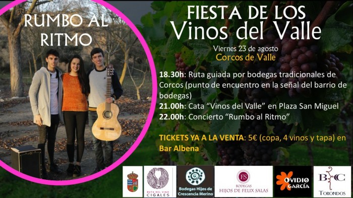 News image LLega la Fiesta de los Vinos del Valle en Corcos