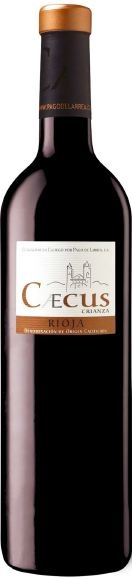 Imagen de la botella de Vino Caecus Crianza