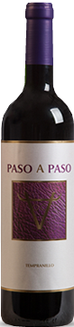 Imagen de la botella de Vino Paso a Paso Tempranillo
