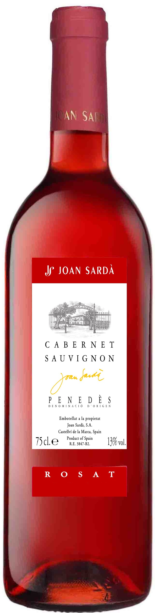 Bild von der Weinflasche Joan Sardà Cabernet Sauvignon Rosé