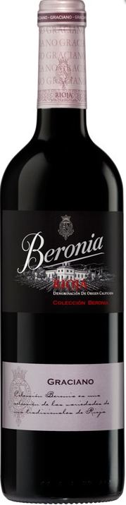 Imagen de la botella de Vino Beronia Graciano