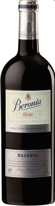 Bild von der Weinflasche Beronia Selección de 198 barricas