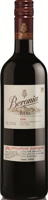 Imagen de la botella de Vino Beronia Ecológico