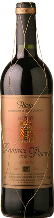 Imagen de la botella de Vino Ramírez de la Piscina Reserva