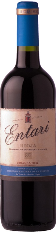 Imagen de la botella de Vino Entari Crianza