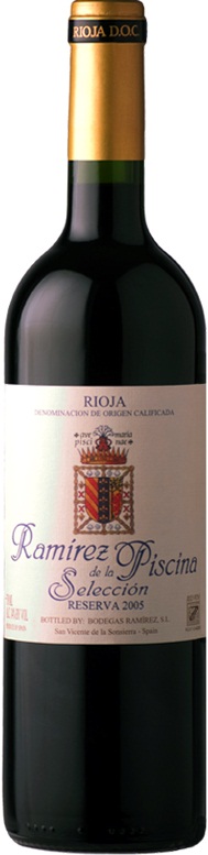 Imagen de la botella de Vino Ramírez de la Piscina Selección Reserva