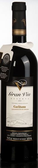 Bild von der Weinflasche Gran Viu Reserva