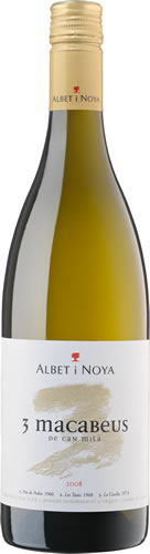 Imagen de la botella de Vino Albet i Noia 3 Macabeus