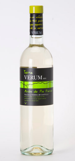 Imagen de la botella de Vino Verum Terra Airén