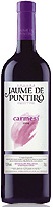 Bild von der Weinflasche Jaume de Puntiro Carmesí