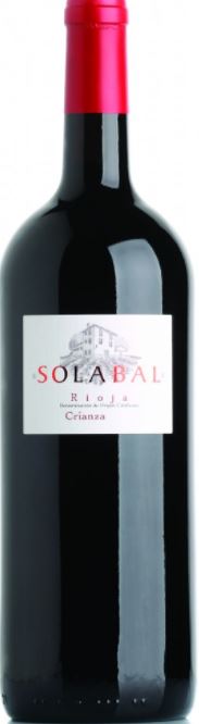 Imagen de la botella de Vino Solabal Crianza