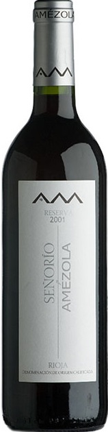 Bild von der Weinflasche Señorío Amézola Reserva