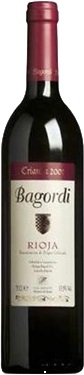 Bild von der Weinflasche Bagordi Crianza