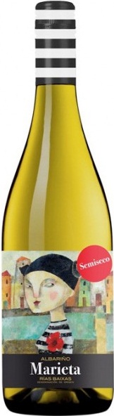Imagen de la botella de Vino Albariño Marieta Semiseco