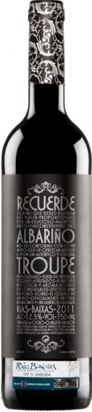 Imagen de la botella de Vino Troupe Albariño