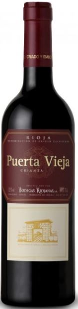 Imagen de la botella de Vino Puerta Vieja Crianza