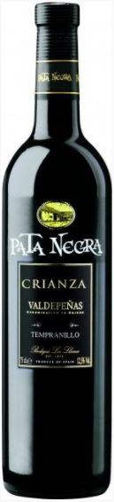 Imagen de la botella de Vino Pata Negra Valdepeñas Crianza