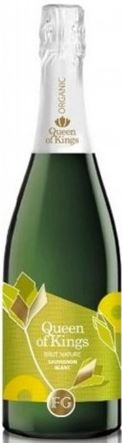 Imagen de la botella de Vino Queen of Kings Espumoso Ecológico Sauvignon Blanc Brut Nature