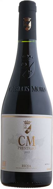 Logo del vino CM Prestigio by Carlos Moro