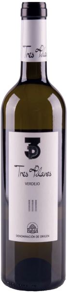 Imagen de la botella de Vino Tres Pilares Verdejo