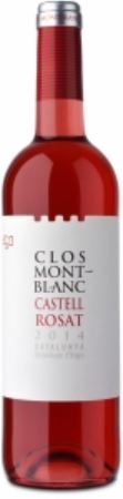 Imagen de la botella de Vino Clos Montblanc Castell Rosado