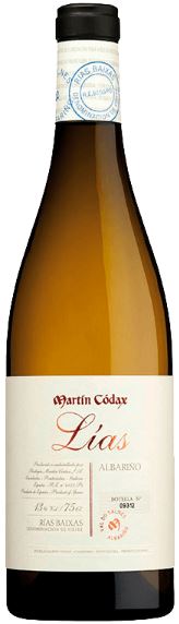 Imagen de la botella de Vino Martín Códax sobre Lías