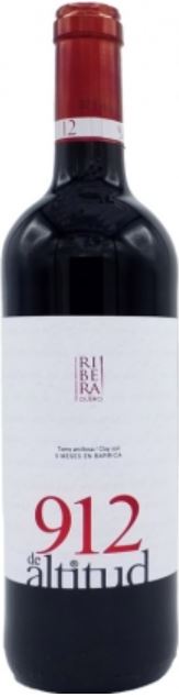 Logo del vino 912 de Altitud Roble