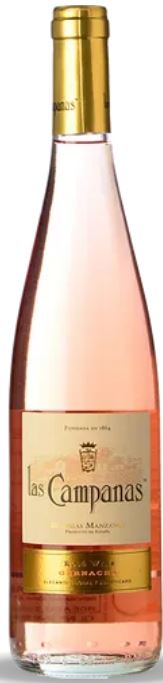 Imagen de la botella de Vino Las Campanas Rosé