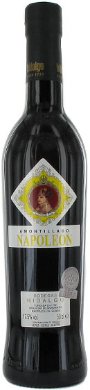 Bild von der Weinflasche Amontillado Napoleón
