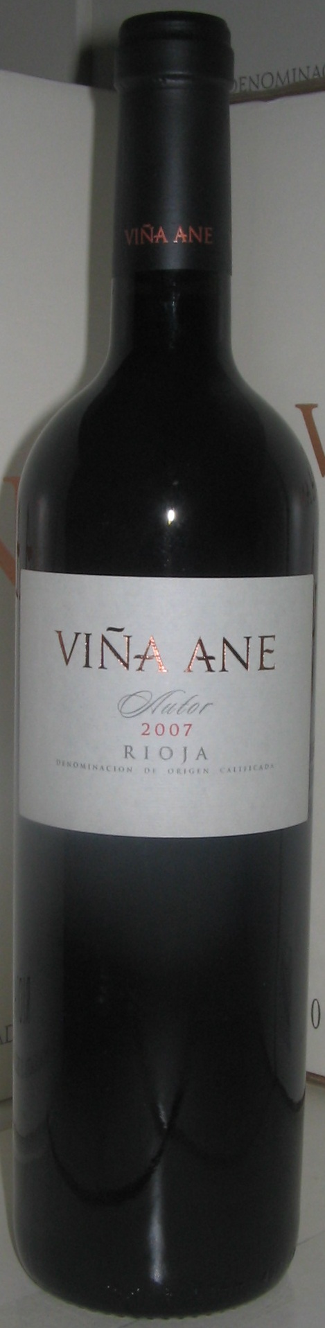 Logo del vino Viña Ane Autor