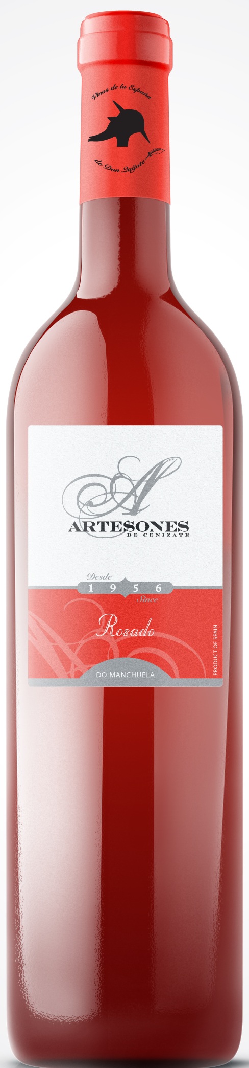 Bild von der Weinflasche Artesones Rosado