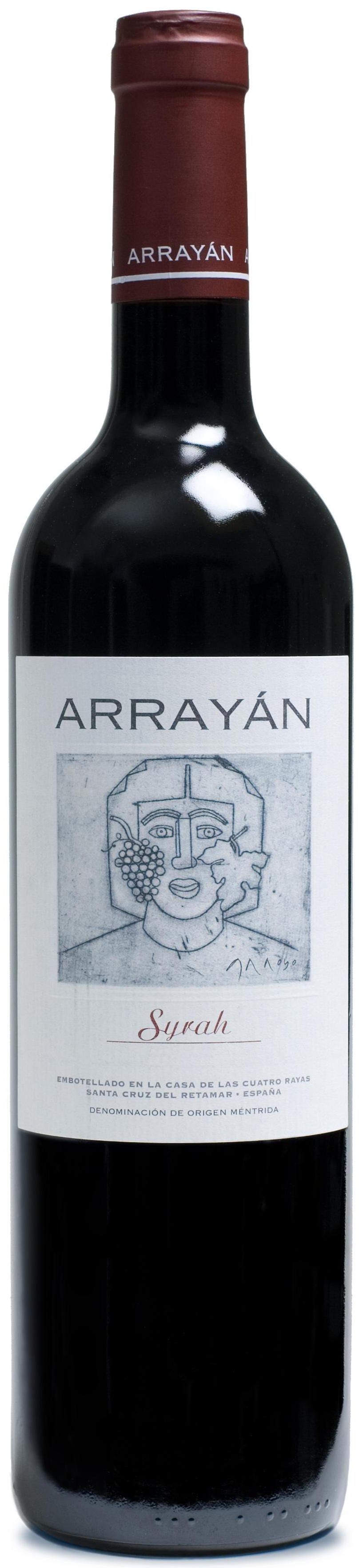 Imagen de la botella de Vino Arrayán Syrah