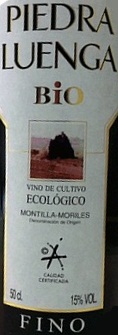 Image of Wine bottle Piedra Luenga Bio Fino