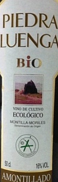 Image of Wine bottle Piedra Luenga Bio Amontillado