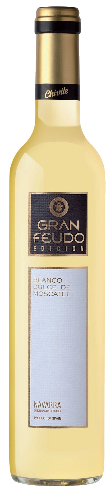 Imagen de la botella de Vino Gran Feudo Chivite Blanco de Moscatel