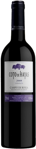 Imagen de la botella de Vino Coto de Hayas Crianza 2008