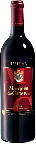 Imagen de la botella de Vino Marqués de Cáceres Reserva 2005