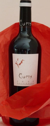 Bild von der Weinflasche Curro 2009