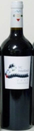 Logo del vino VC Metal 2009