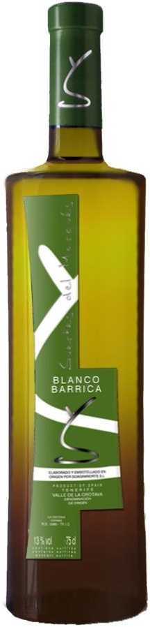 Bild von der Weinflasche Suertes del Marqués Blanco Barrica 2010