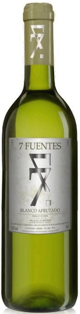 Image of Wine bottle 7 Fuentes Blanco Afrutado