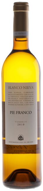 Bild von der Weinflasche Blanco Nieva Pie Franco