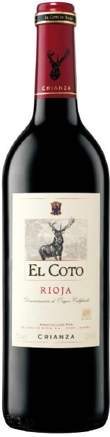 Bild von der Weinflasche El Coto Crianza 2008