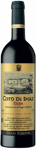 Bild von der Weinflasche Coto de Imaz Gran Reserva 2001