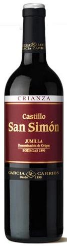 Bild von der Weinflasche Castillo San Simón Tinto Crianza