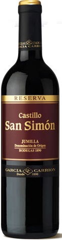Image of Wine bottle Castillo San Simón Reserva
