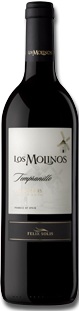 Imagen de la botella de Vino Los Molinos Tempranillo