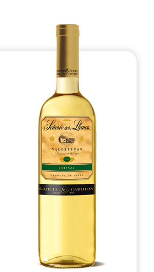 Imagen de la botella de Vino Señorío de los Llanos Crianza Blanco            